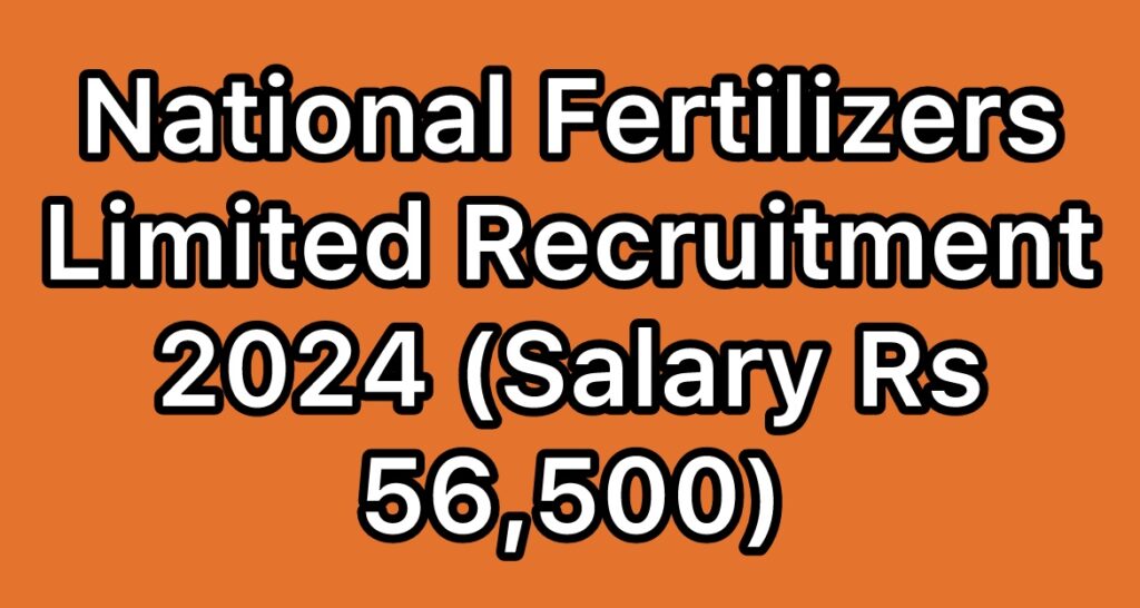 National-Fertilizer-Limited-NFL-Recruitment-2024