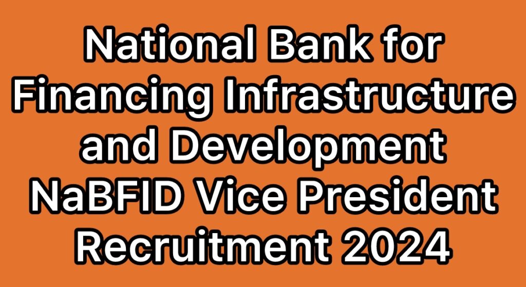 NaBFID-National-Bank-for-Financing-Infrastructure-and-Development-Vice-President-Recruitment-2024